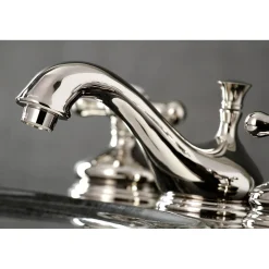 Clearance Heritage 8-Inch Widespread Deck Mount Bathroom Faucet 8