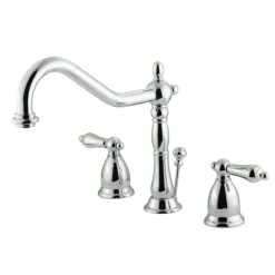 Online Heritage 8-Inch Widespread Bathroom Faucet with Brass Pop-Up 8