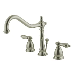 Online Heritage 8-Inch Widespread Bathroom Faucet with Brass Pop-Up 8