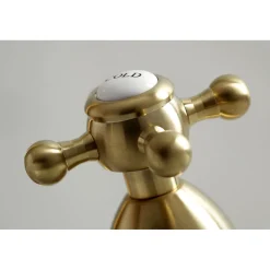Hot Heritage 8-Inch Widespread Cross-Handle Bathroom Faucet 8