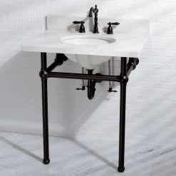 New Heritage 8-Inch Widespread Bathroom Faucet 8