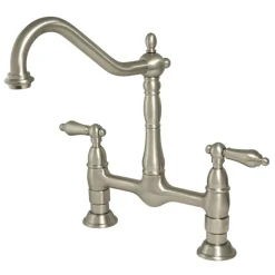 Hot Heritage Kitchen Bridge Faucet Bridge Faucets