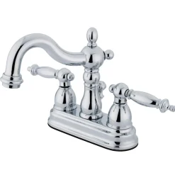 Sale Heritage Lever-Handle 4-Inch Centerset Bathroom Faucet 4