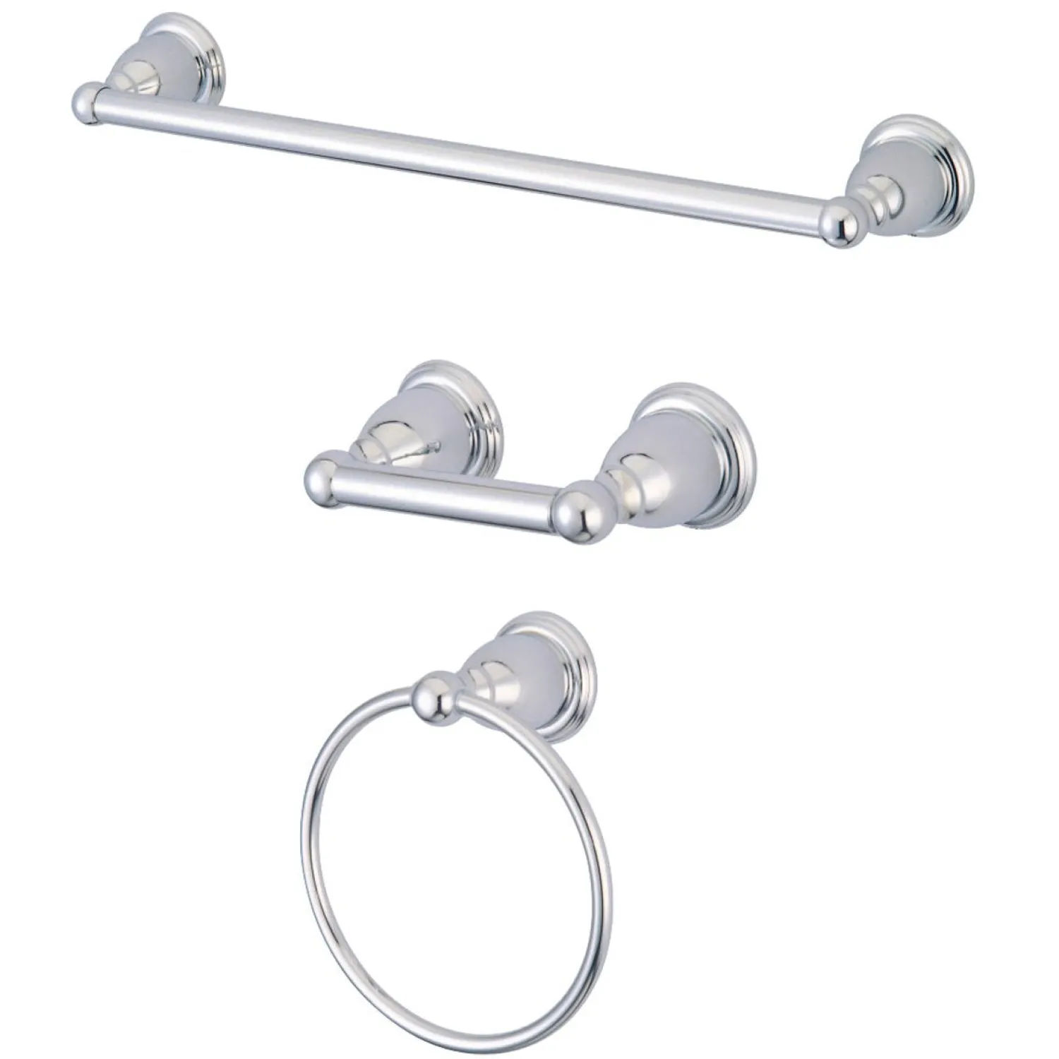 Outlet Heritage 3-Piece 20.5" Bathroom Accessory Set Accessory Packages