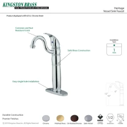 New Heritage Single Handle Vessel Sink Faucet Vessel Faucets