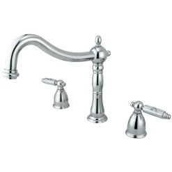Clearance Heritage Three-Hole Roman Tub Filler Tub Faucets