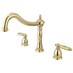 Clearance Heritage Three-Hole Roman Tub Filler Tub Faucets
