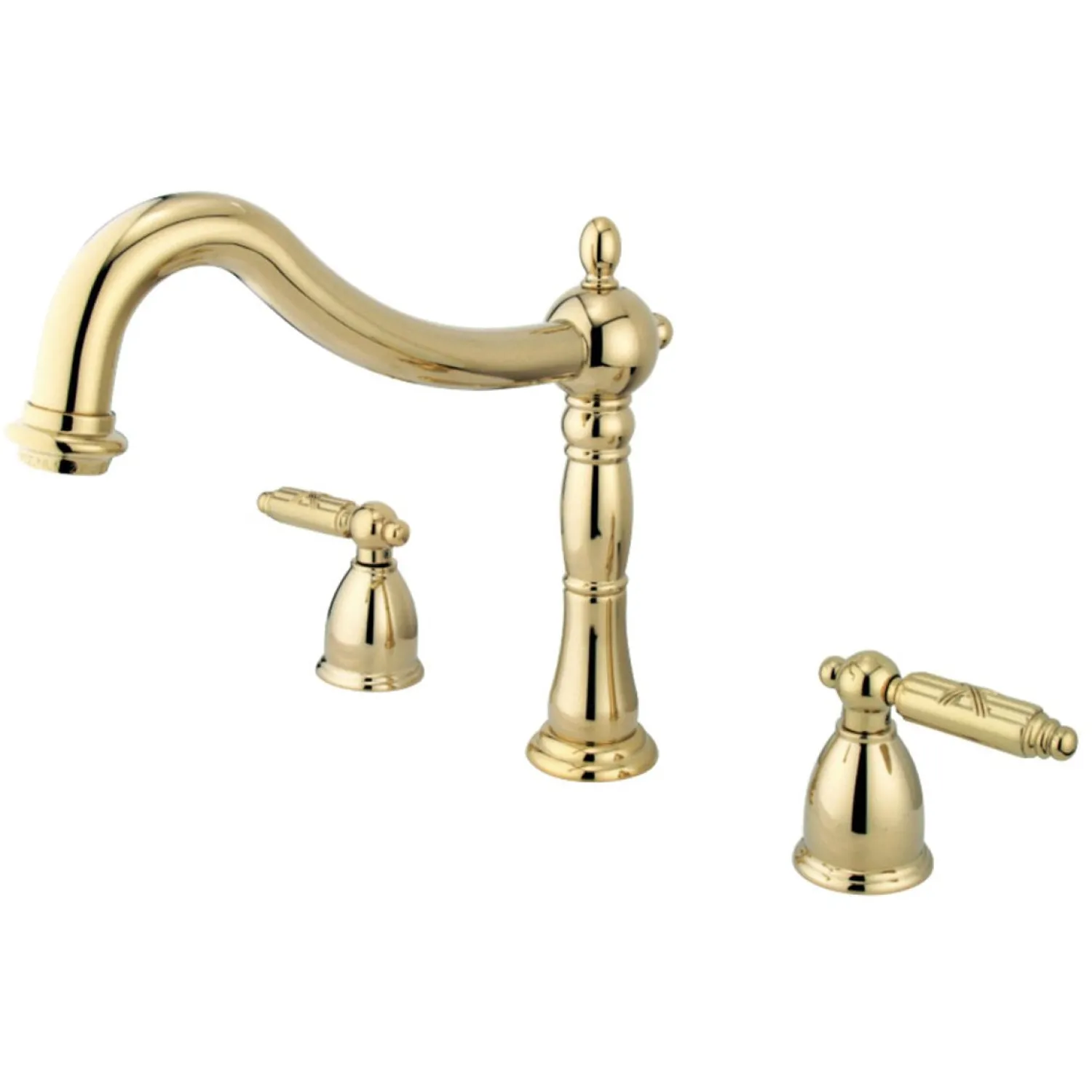 Clearance Heritage Three-Hole Roman Tub Filler Tub Faucets