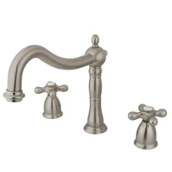 New Heritage Three Hole Two Handle Roman Tub Filler Tub Faucets