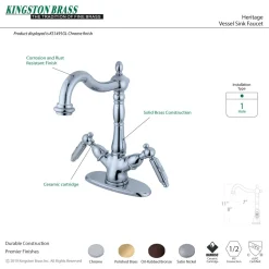 Best Heritage Two-Handle Vessel Sink Faucet Vessel Faucets