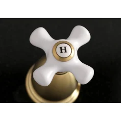 Online Heritage Two Handles Wall Mount Tub Filler Tub Faucets