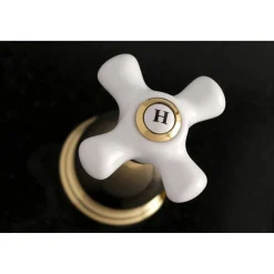 Online Heritage Two Handles Wall Mount Tub Filler Tub Faucets