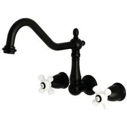 Online Heritage Two Handles Wall Mount Tub Filler Tub Faucets