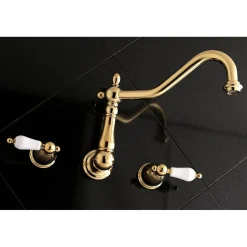 Sale Heritage Two-Handle Wall Mount Tub Filler Tub Faucets