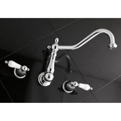 Sale Heritage Two-Handle Wall Mount Tub Filler Tub Faucets