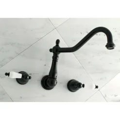 Sale Heritage Two-Handle Wall Mount Tub Filler Tub Faucets