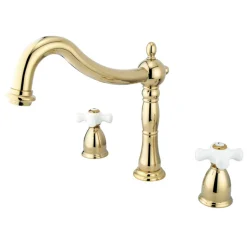 Discount Heritage Two-Handle Roman Tub Filler Tub Faucets