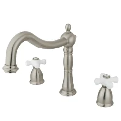 Discount Heritage Two-Handle Roman Tub Filler Tub Faucets