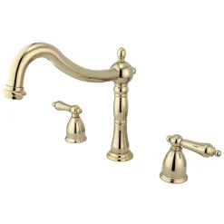 Outlet Heritage Two Handle Roman Tub Filler Tub Faucets