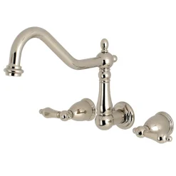 Clearance Heritage Wall Mount 3-Hole Kitchen Faucet Wall Mounted Kitchen Faucets
