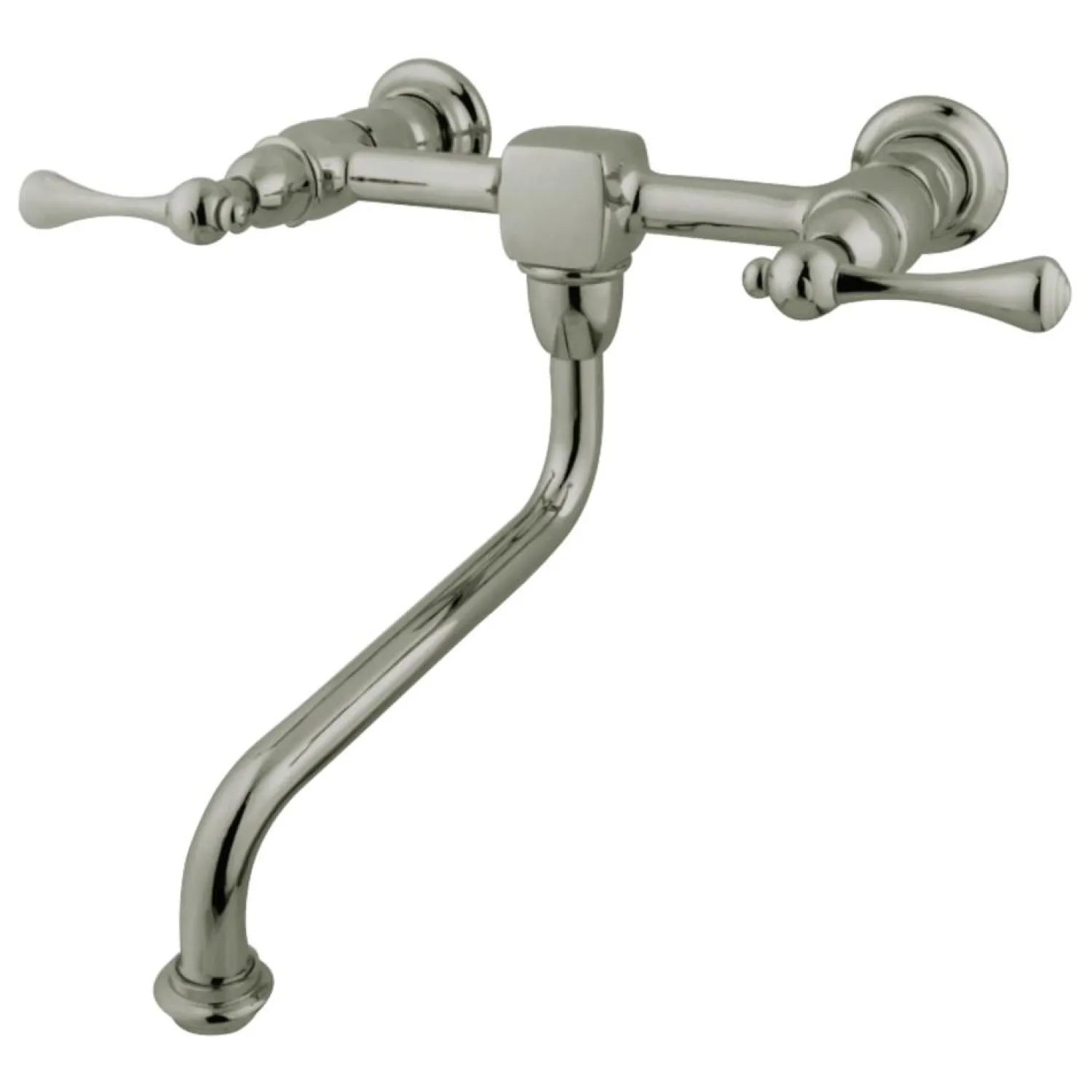 Heritage Wall Mount 2-Handle Bathroom Faucet Wall Mount