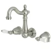 Best Heritage Wall Mount 8-Inch Center Bathroom Faucet Wall Mount