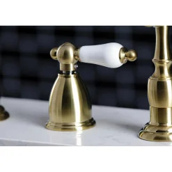 Online Heritage Widespread 4-Hole Kitchen Faucet Widespread Kitchen Faucets|Faucets With Side Spray