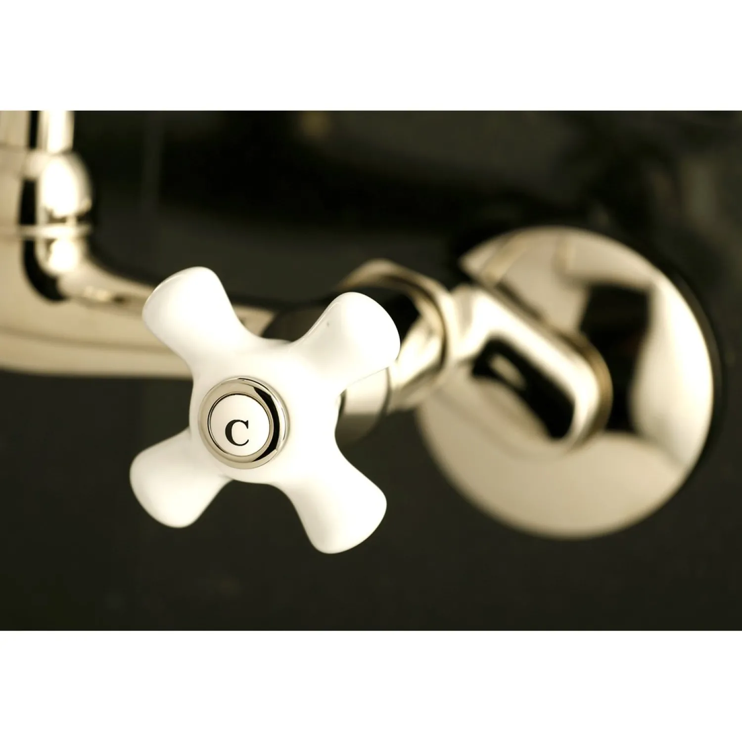 2-Hole 2-Handle Wall Mount Kitchen Faucet Wall Mounted Kitchen Faucets