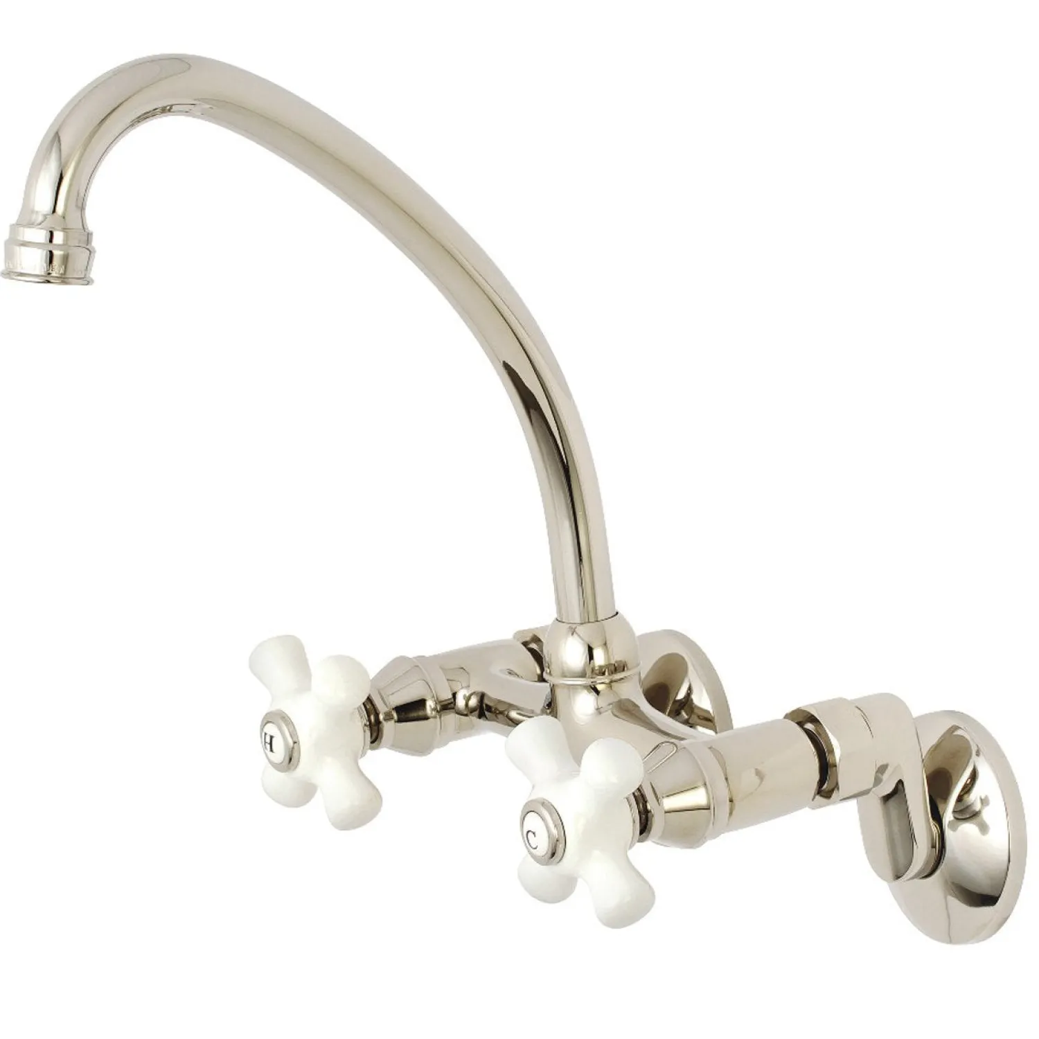 2-Hole 2-Handle Wall Mount Kitchen Faucet Wall Mounted Kitchen Faucets