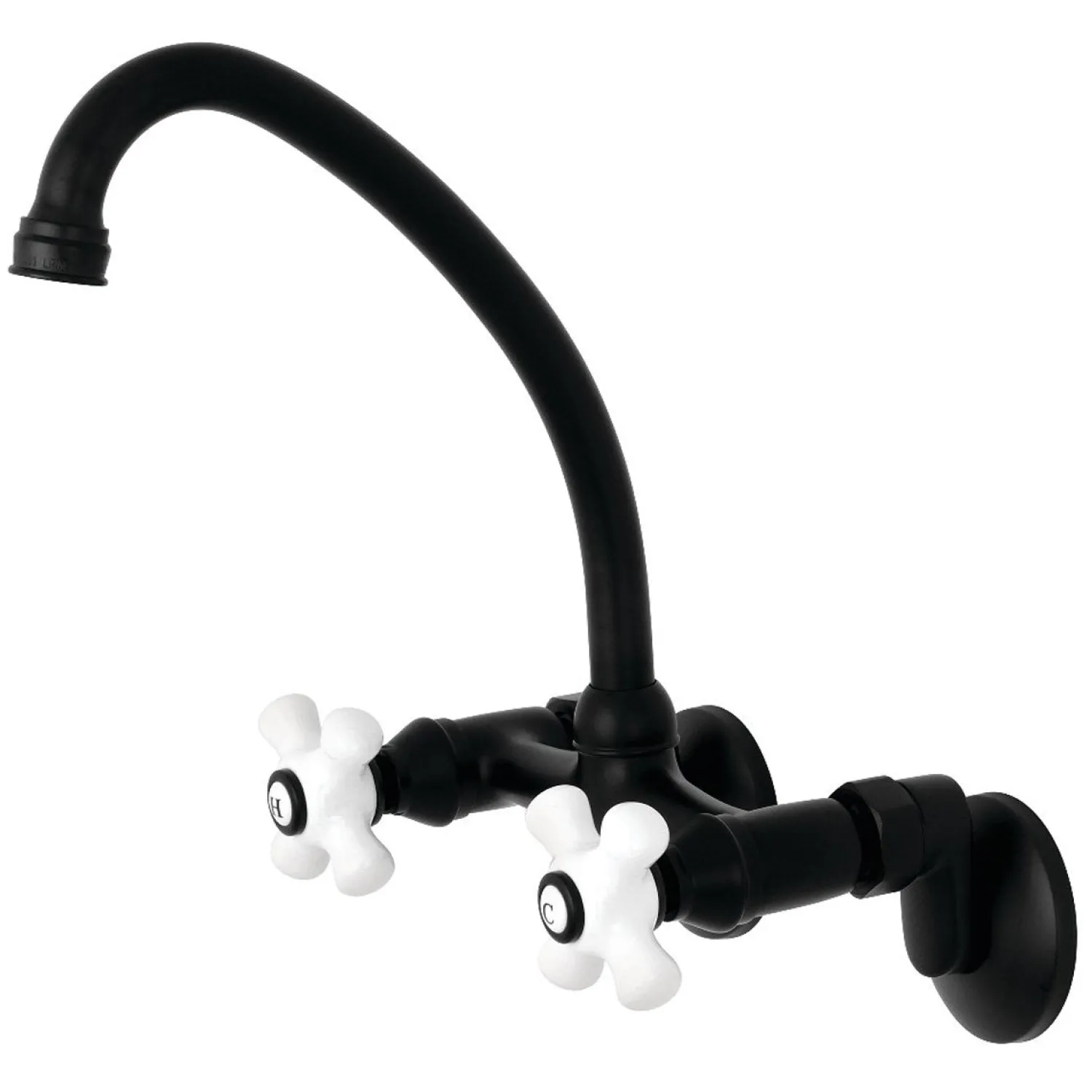 2-Hole 2-Handle Wall Mount Kitchen Faucet Wall Mounted Kitchen Faucets