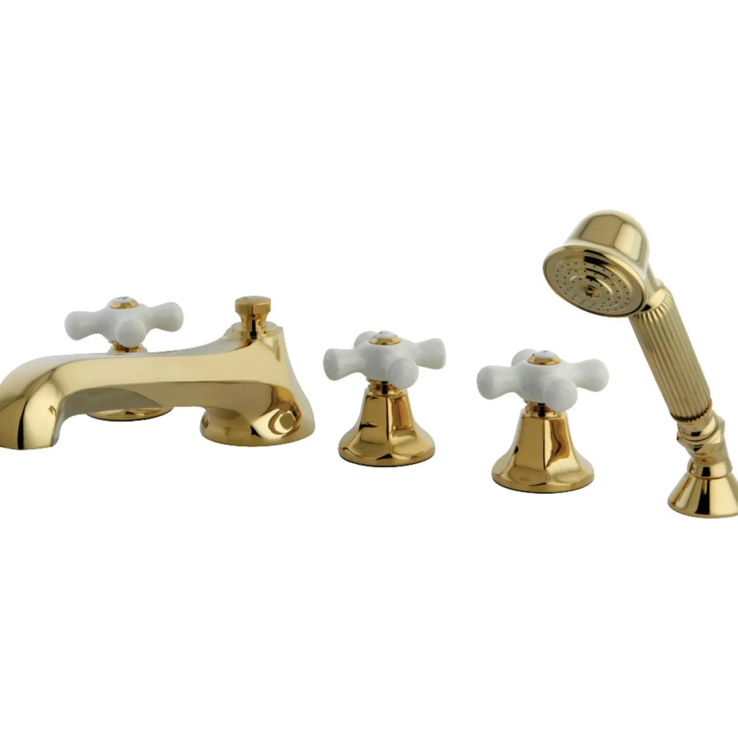 Sale 5-Hole Roman Tub Filler with Hand Shower Tub & Shower Sets|Tub Faucets
