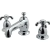 New 3-Hole 8" Widespread Bathroom Faucet with Brass Pop-Up 8" Widespread