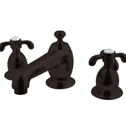 New 3-Hole 8" Widespread Bathroom Faucet with Brass Pop-Up 8" Widespread