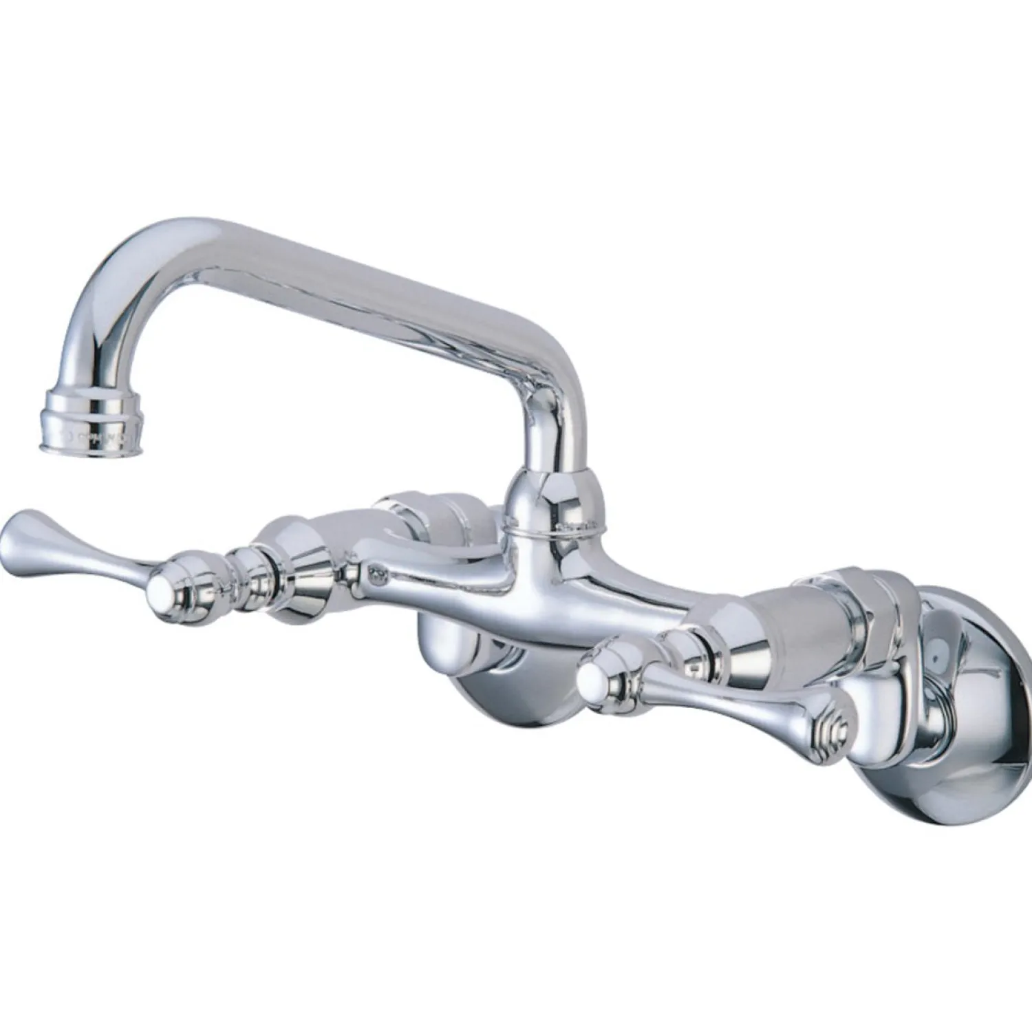 6-Inch Adjustable Center Wall Mount Kitchen Faucet Wall Mounted Kitchen Faucets