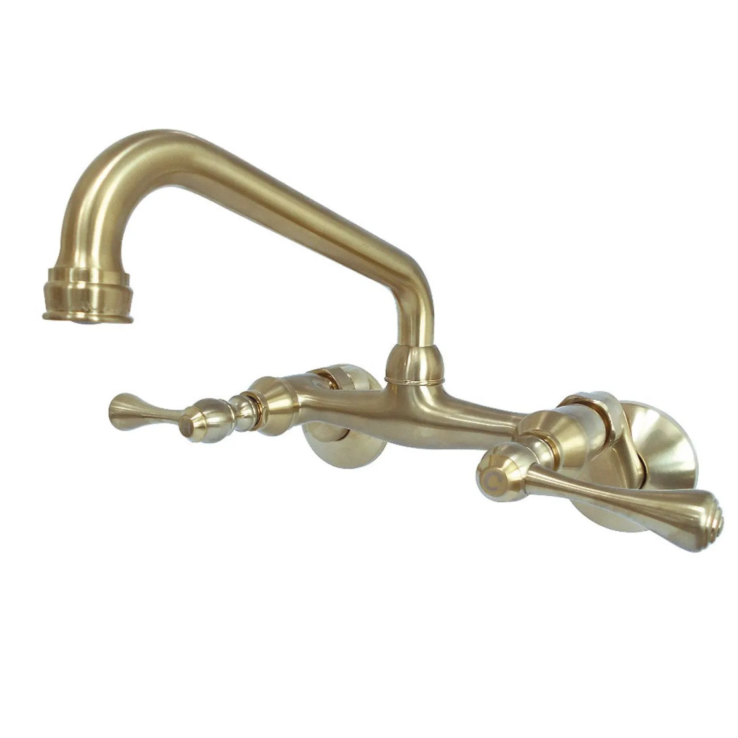 6-Inch Adjustable Center Wall Mount Kitchen Faucet Wall Mounted Kitchen Faucets
