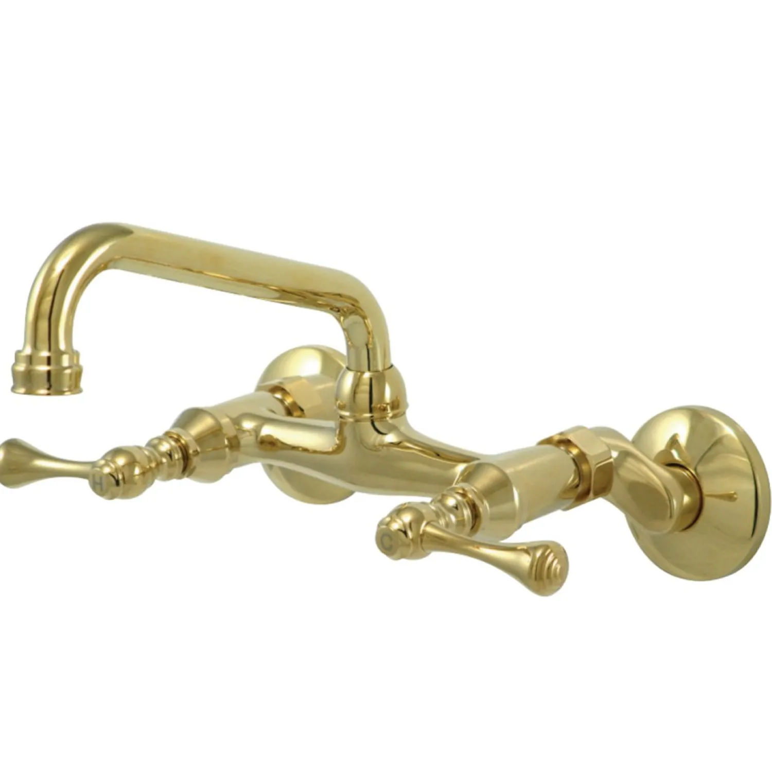 6-Inch Adjustable Center Wall Mount Kitchen Faucet Wall Mounted Kitchen Faucets
