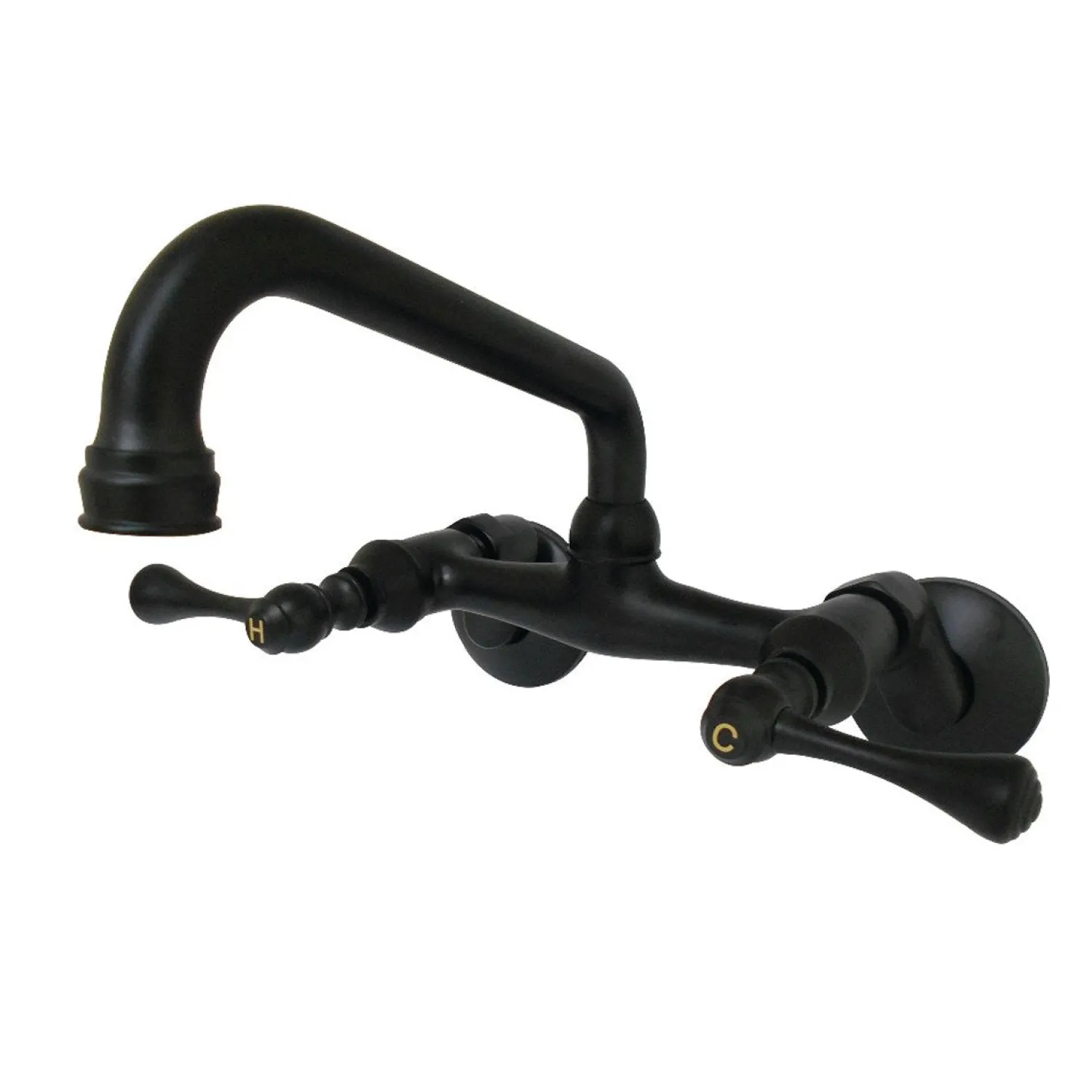 6-Inch Adjustable Center Wall Mount Kitchen Faucet Wall Mounted Kitchen Faucets