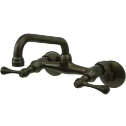 6-Inch Adjustable Center Wall Mount Kitchen Faucet Wall Mounted Kitchen Faucets