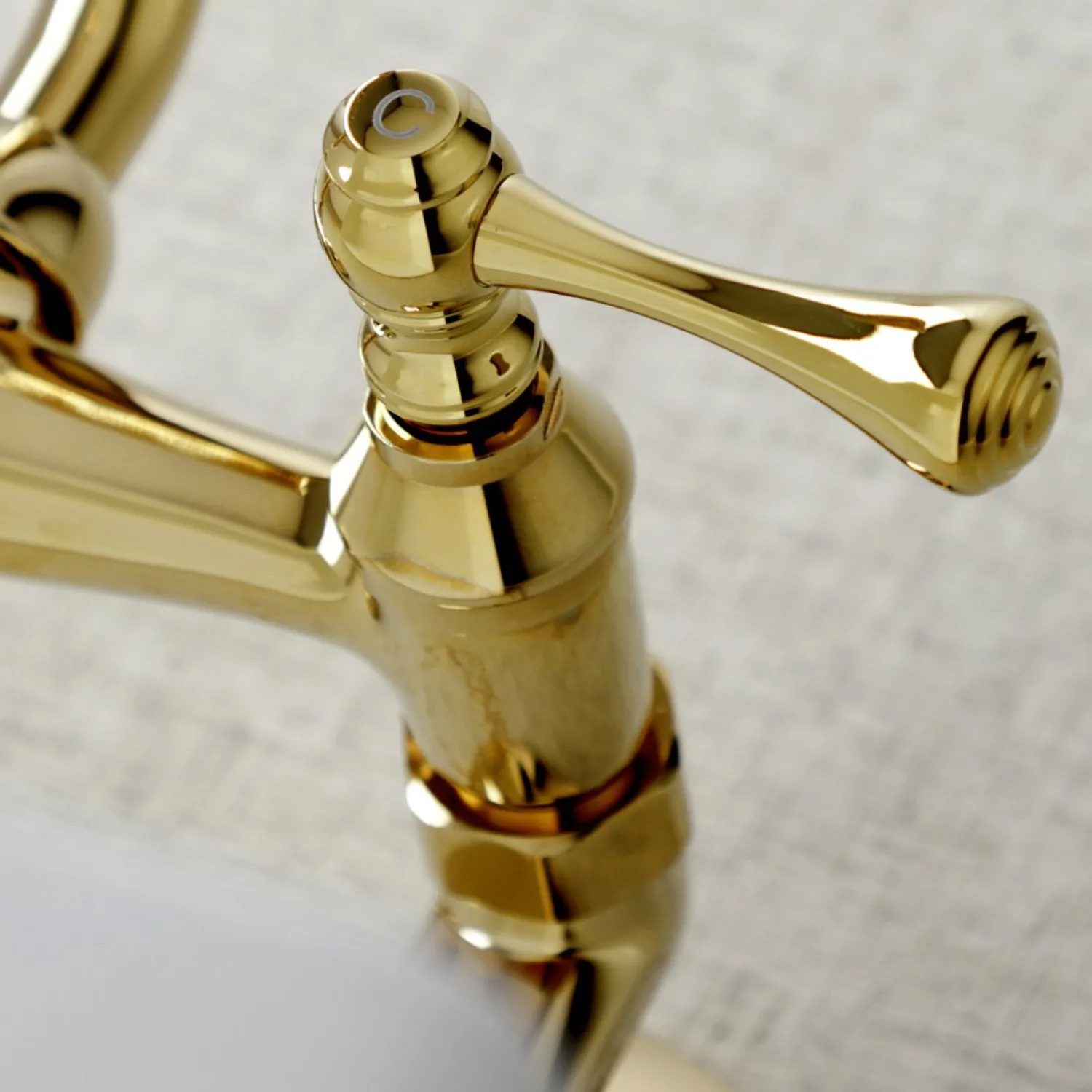 6-Inch Adjustable Center Wall Mount Kitchen Faucet Wall Mounted Kitchen Faucets