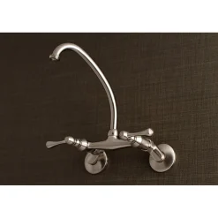 Discount 6-Inch Adjustable Center Wall Mount Laundry Faucet Wall Mount