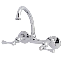 Discount 6-Inch Adjustable Center Wall Mount Laundry Faucet Wall Mount