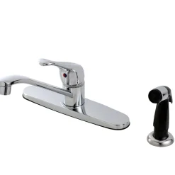 Online 8-Inch Centerset Kitchen Faucet with Side Sprayer Faucets With Side Spray