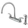 Clearance 8-Inch Centerset 4-Hole Kitchen Faucet Faucets With Side Spray