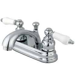 Online 4-Inch Centerset Bathroom Faucet with Pop-Up Drain 4" Center Set