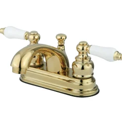Online 4-Inch Centerset Bathroom Faucet with Pop-Up Drain 4