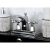 Outlet 4-Inch Centerset Bathroom Faucet with Push Pop-Up Drain 4" Center Set