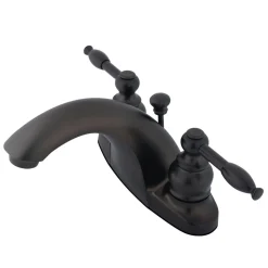 Sale 4-Inch Centerset Twin-Handle Bathroom Faucet 4