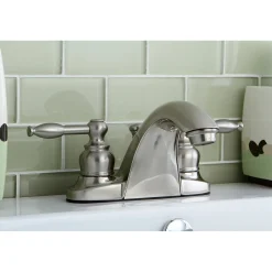 Sale 4-Inch Centerset Twin-Handle Bathroom Faucet 4