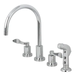 Sale 8-Inch to 16-Inch Widespread Kitchen Faucet Widespread Kitchen Faucets|Faucets With Side Spray