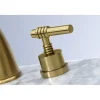 8-Inch Widespread Bathroom Faucet with Brass Pop-Up 8" Widespread